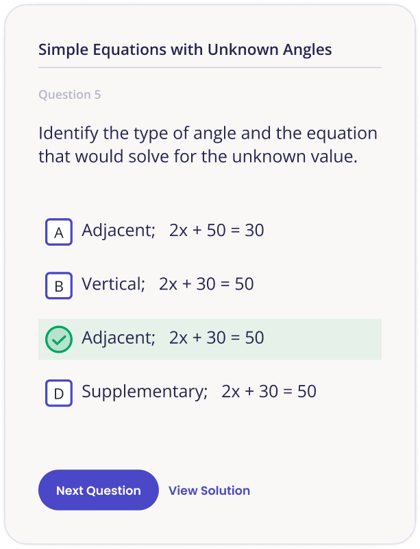 Simple equations example